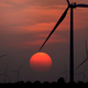 A wind farm in McCook, Texas.